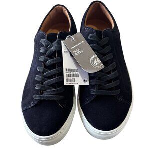 H&M MENS CASUAL BOARD SHOES BLACK SUEDE